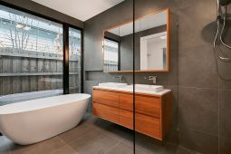 LD2101E MATT 600X600 DARK GREY MATT TILES, ENSUITE TILES
