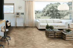 LL1604B 610X610, PARQUETRY STYLE, FLOOR TILE, MATT FINISH
